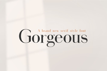 Gorgeous Serif Font