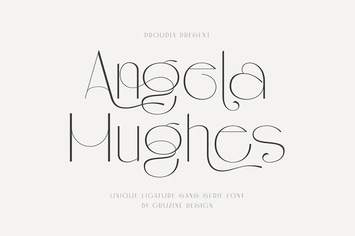 Angela Hughes Elegant Ligature Sans