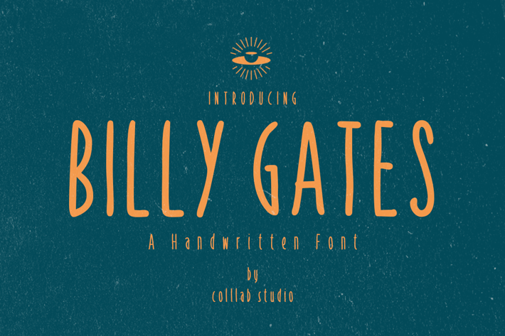 Billy Gates - A Simply Handwritten Font