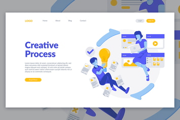 Creative Process Illustration