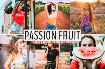 Passion Fruit Mobile & Desktop Lightroom Presets