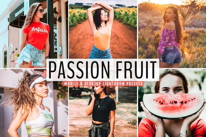 Passion Fruit Mobile & Desktop Lightroom Presets