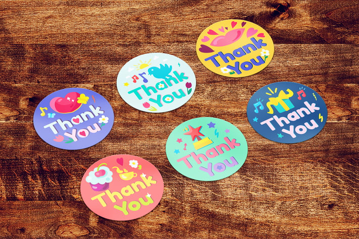 Thank You Badges Set