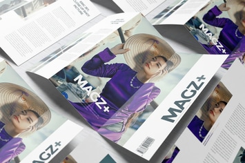 A4 Z-Fold Brochure Mockups