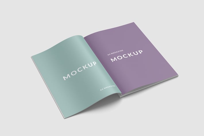 A4 and US Letter Sizes Magazine Mockups