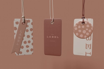 Rectangular Labels Mockup