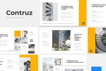 Contruz - Construction Keynote Template