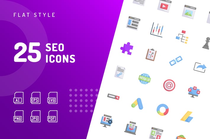 SEO Flat Icons