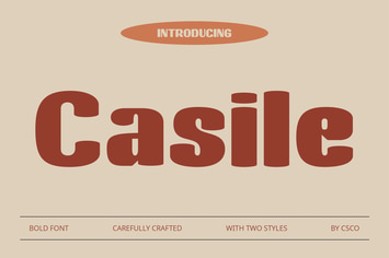 Casile – Bold Font