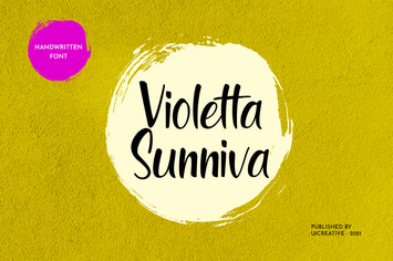 Violetta Sunniva Calligraphy Font