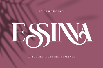 Essinna|Modern Ligature Typeface