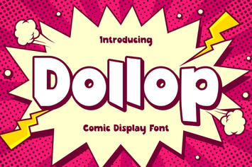 Dollop - Comic Display Font