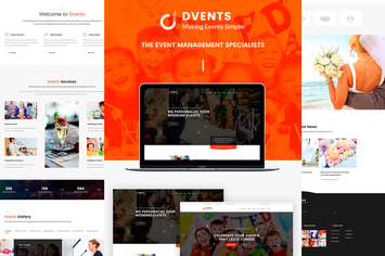 DVENTS - Events PSD Template
