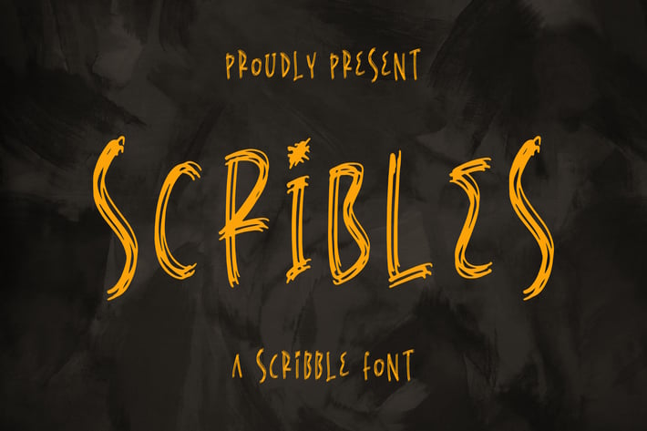 Scribles A Scribble Font 