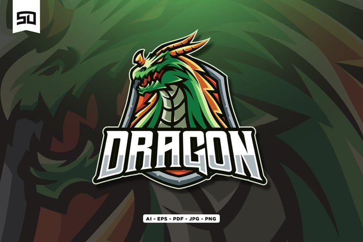 Dragon Logo Mascot Design