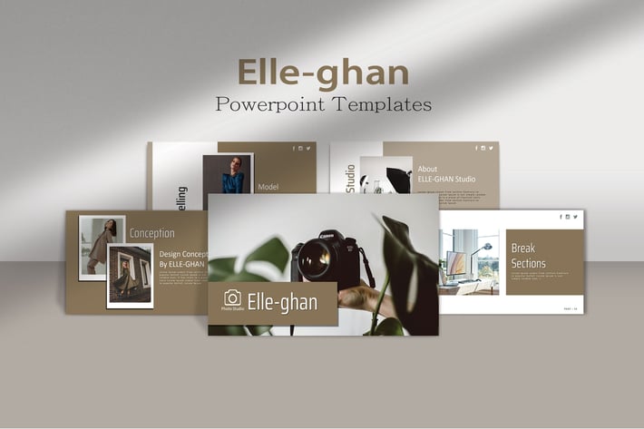 ELLE-GHAN - Photography Powerpoint Template