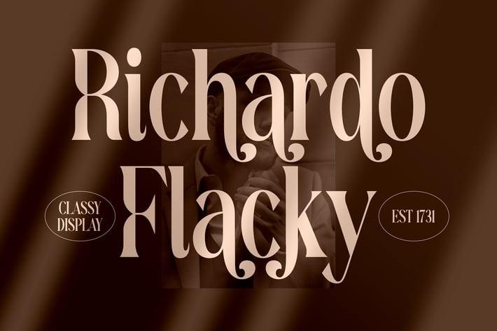 Richardo Flacky Modern Serif Font