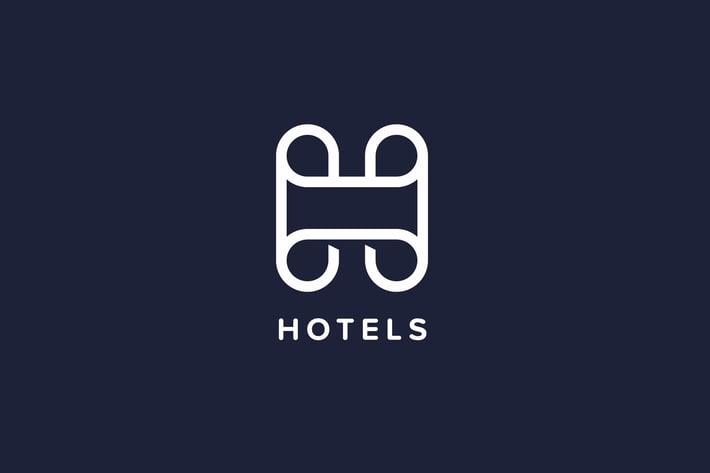 Hotels H Letter Logo Template