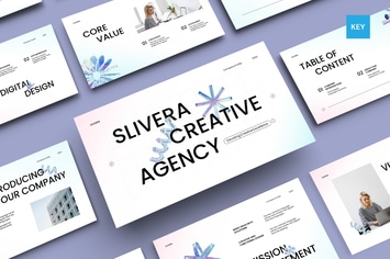 White Modern Creative Company Profile | 001
