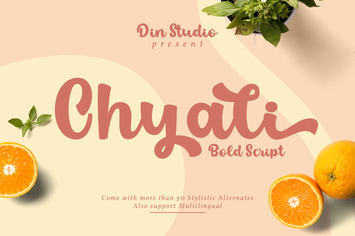 Chyali - Bold Script Font 