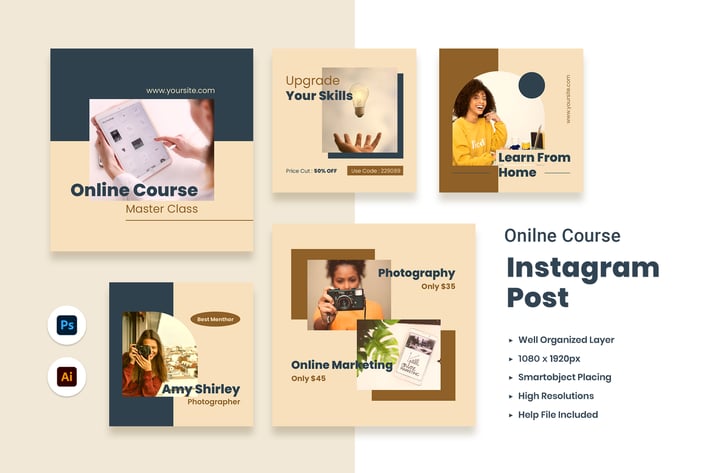 Onilne Course Instagram Post