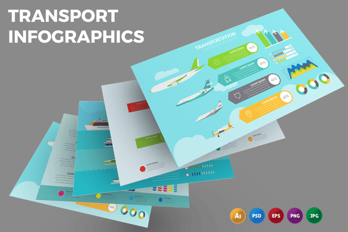 Transport – Infographics Design