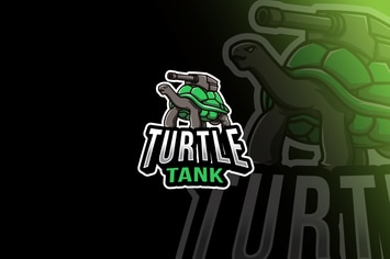 Turtle Tank Esport Logo Template