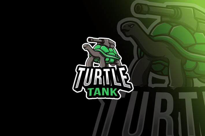 Turtle Tank Esport Logo Template