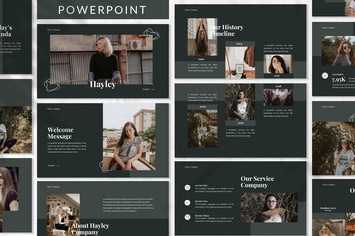 Hayley - Fashion Powerpoint Template