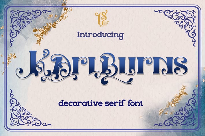 Karlburn - Serif Decorative Font