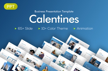 Calentines Business PowerPoint Template 