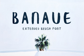 Banaue Extended Brush Font