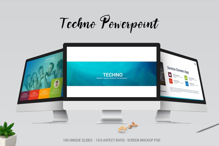 Techno Modern Powerpoint