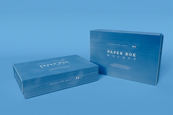 Paper Boxes Packaging Mockup