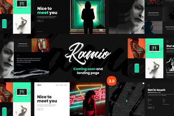 Ramio - Clean Coming Soon & Landing Page Template