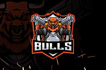 Bulls Esports - Mascot & Esport Logo