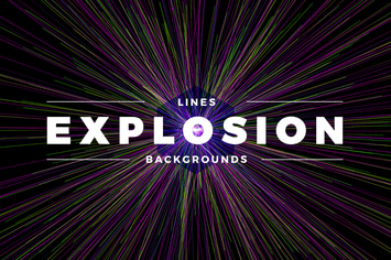 Lines Explosion Abstract Backgrounds