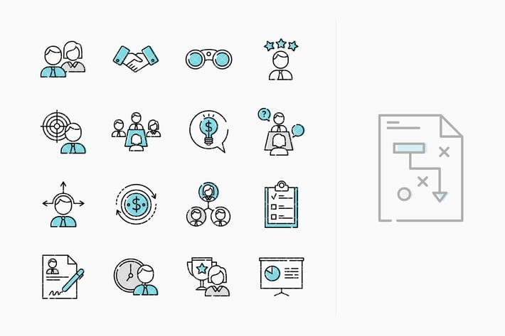 Business Icons - Outline Series