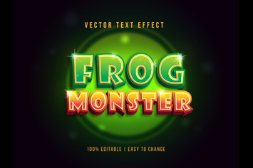 Green Frog Text Effect 
