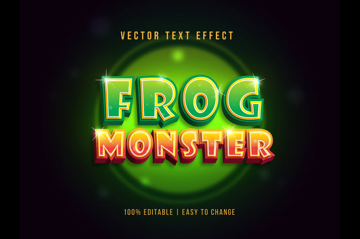 Green Frog Text Effect 