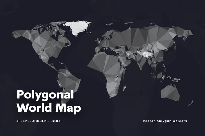 Polygonal World Map