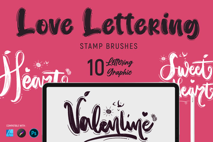 Love Lettering | Stamp Brushes