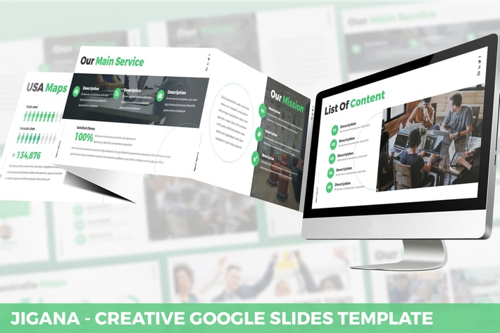 Jigana - Creative Agency Google Slides Template