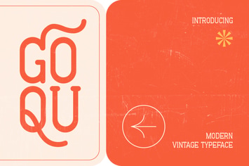 Goqu Modern Vintage Font - ZD
