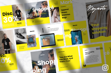 Marke - Instagram Kit Keynote