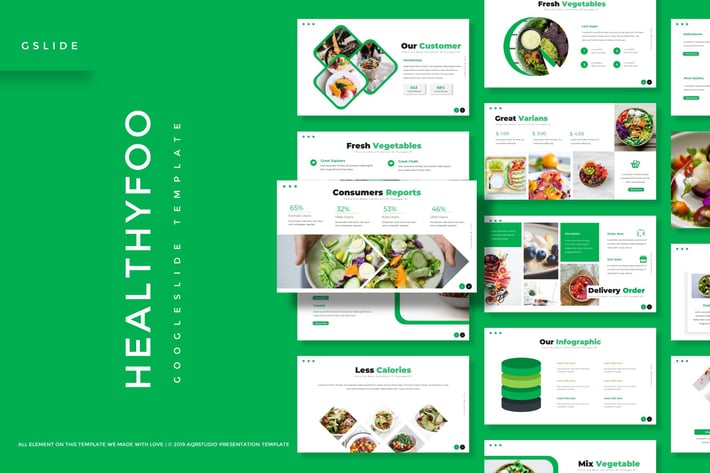 Healthyfoo - Google Slides Template