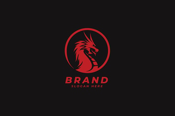 Rise Dragon Logo Design