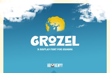 Grozel - Gaming Display Font