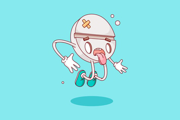 vector character doodle style tablet