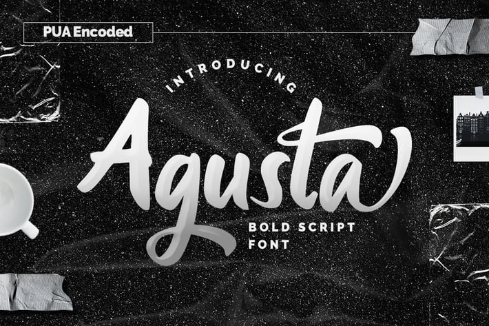 Agusta - Bold Script Font